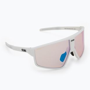 Ochelari de soare Bliz P002S Nano Optics Nordic Light matte white/coral/orange blue multi