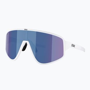Ochelari de soare Bliz A004 matte white/grey blue mirror