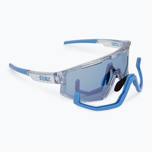 Ochelari de soare Bliz Fusion transparent blue/smoke ice blue multi