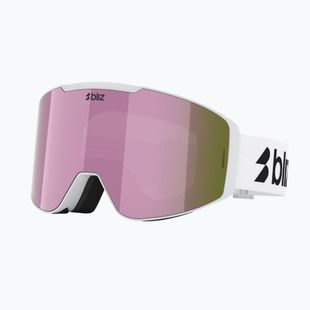 Ochelari de schi Bliz G004 matte white/brown/pink multi