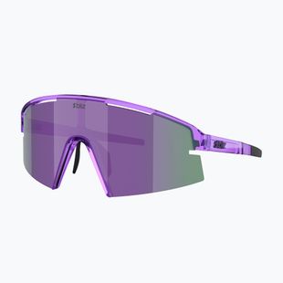 Ochelari de soare Bliz P006 transparent purple/smoke purple mirror
