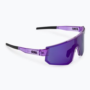 Ochelari de soare Bliz P005 transparent purple/smoke purple mirror