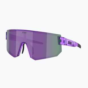 Ochelari de soare Bliz P005 transparent purple/smoke purple mirror