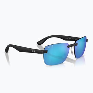 Ochelari de soare Ray-Ban RB4470 Polarized+ Lenses matte sand black/green chromance