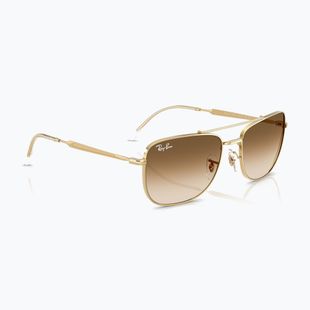 Ochelari de soare Ray-Ban Bain Bridge arista gold/brown gradient
