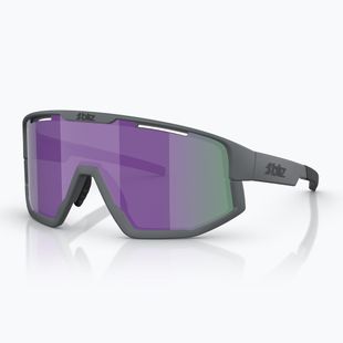 Ochelari de soare Bliz Fusion Small matte grey/smoke purple multi