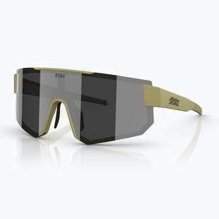 Ochelari de soare Bliz P005 matte amber green/smoke silver mirror