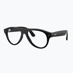 Ochelari cu cameră Ray-Ban Meta Aviator shiny black/trs g. green