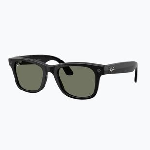 Ochelari cu cameră Ray-Ban Meta Wayfarer shiny black/g15 green polar