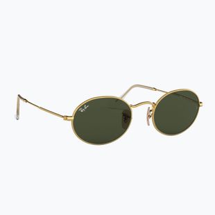 Ochelari de soare Ray-Ban Oval arista gold/green g-15