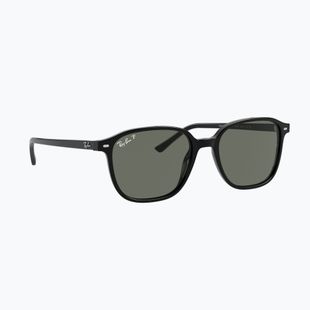 Ochelari de soare Ray-Ban Leonard black/green g-15 polarized