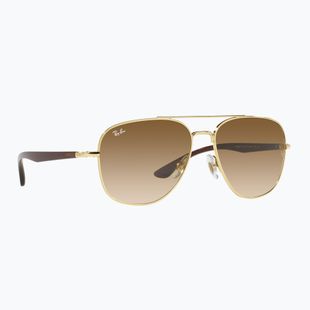 Ochelari de soare Ray-Ban RB3683 arista gold/brown