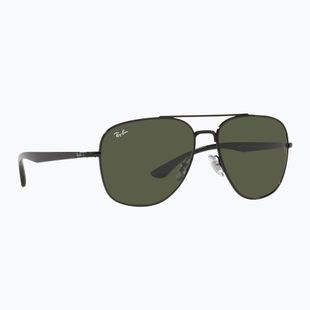 Ochelari de soare Ray-Ban RB3683 black/green g-15
