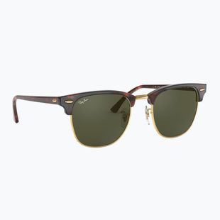 Ochelari de soare Ray-Ban Clubmaster Classic tortoiseshell/gold/green g-15