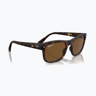 Ochelari de soare Ray-Ban RB4428 havana matte/brown polarized