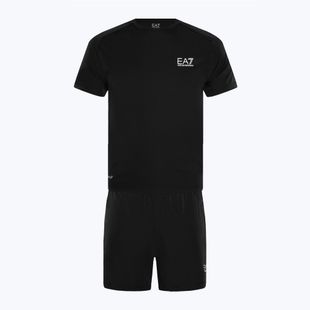 Set tricou + pantaloni scurți EA7 Emporio Armani Ventus7 Travel black