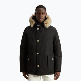 Geacă pentru bărbați Woolrich Arctic Detachable Fur Anorak black