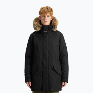 Geacă pentru bărbați Woolrich Polar High Collar Fur black
