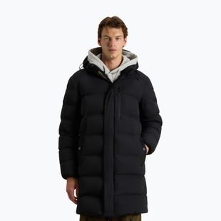 Geacă pentru bărbați Woolrich Matt Stretch Long Puffer black