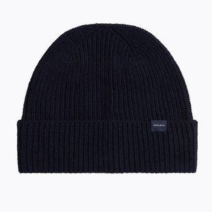Căciulă de iarnă pentru bărbați Woolrich Knitted Ribbed Beanie melton blue
