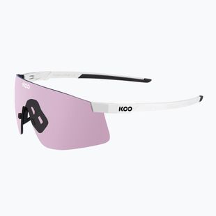 Ochelari de soare Koo Nova white matt/photochromic pink