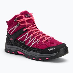 Încălțăminte de trekking pentru junior CMP Rigel Mid berry / pink fluo