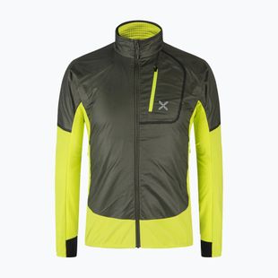 Geacă pentru bărbați Montura Insight Hybrid 2 sage green/ lime green