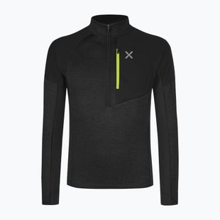 Bluză pentru bărbați Montura Thermal Grid 2 Anorak black/ lime green