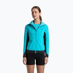Geacă de vânt pentru femei Montura Rise Octa Hooded turquoise/antracite