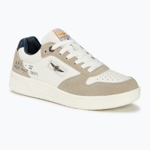 Încălțăminte pentru bărbați Aeronautica Militare Leather Pilot blue