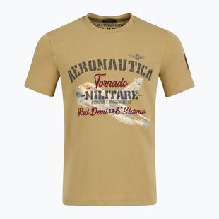 Tricou pentru bărbați Aeronautica Militare Tornado antelope beige