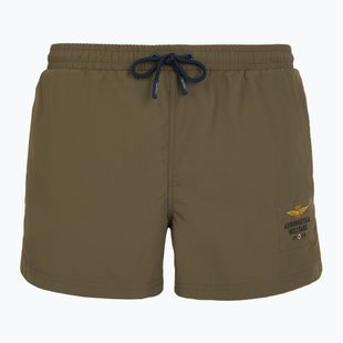 Pantaloni scurți de baie pentru bărbați Aeronautica Militare 251BW223CT2967 olive militar