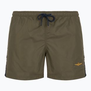 Pantaloni scurți de baie pentru bărbați Aeronautica Militare 251BW225CT3539 olive militar