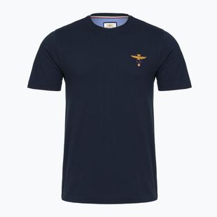 Tricou pentru bărbați Aeronautica Militare 252TS1580UJ00372 Basic Crewneck blu navy