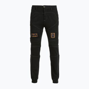 Pantaloni pentru bărbați Aeronautica Militare 252PF0743UJ00505 Anti-G jet black