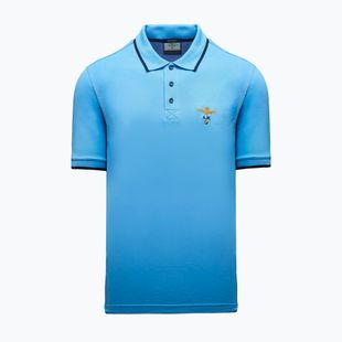 Tricou Aeronautica Militare PO1308UP00082 Polo silver lake blue