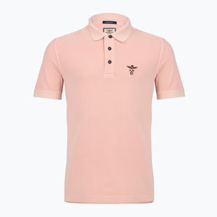Tricou pentru bărbați Aeronautica Militare PO1925UP00406 Polo lotus pink