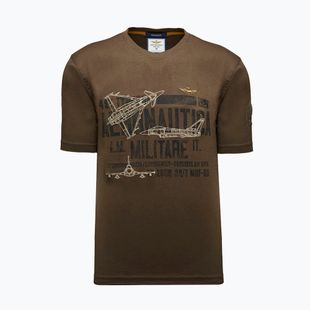 Tricou pentru bărbați Aeronautica Militare TS2535UJ00641 chestnut brown
