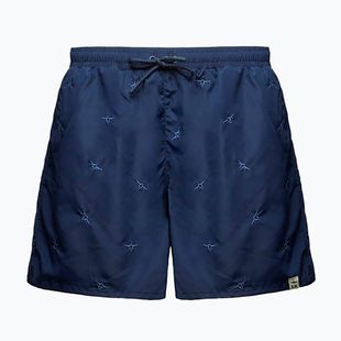 Pantaloni scurți de baie pentru bărbați Aeronautica Militare BW0232UCT04317 navy blue