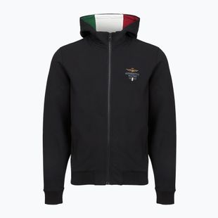 Bluză bărbătească Aeronautica Militare FE2096UF00674 Hoodie jet black