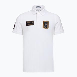 Tricou pentru bărbați Aeronautica Militare PO1927UP00191 Polo off white