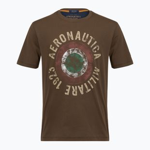 Tricou pentru bărbați Aeronautica Militare TS2538UJ00727 chestnut brown