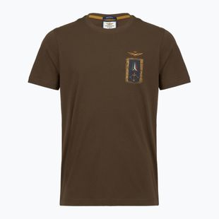 Tricou pentru bărbați Aeronautica Militare TS2535UJ00641 chestnut brown