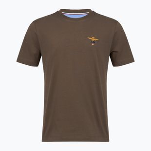 Tricou pentru bărbați Aeronautica Militare TS1580UJ00372 chestnut brown