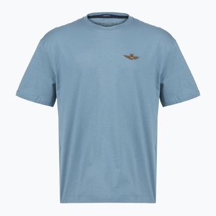 Tricou pentru bărbați Aeronautica Militare TS2535UJ00641 dusty blue