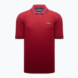 Tricou polo pentru bărbați Aeronautica Militare 262PO1308UP00082 Polo tibetan red
