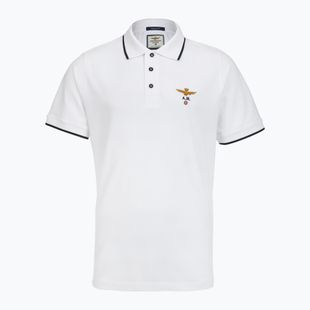 Tricou polo pentru bărbați Aeronautica Militare 262PO1308UP00082 Polo off white
