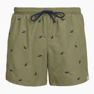 Pantaloni scurți de baie pentru bărbați Aeronautica Militare BW0232UCT04317 lichen green