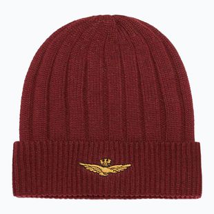 Căciulă de iarnă pentru bărbați Czapka Aeronautica Militare 262CU0098UL00485 bordeaux
