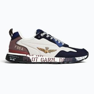 Încălțăminte pentru bărbați Buty Aeronautica Militare 262SC0276UCT04327 bianco/blu